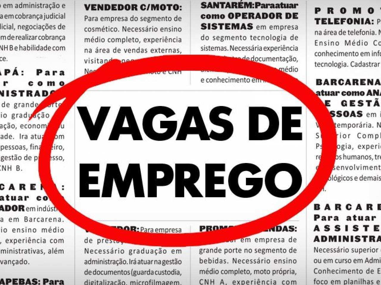 EMPRESA OFERECE VAGAS DE EMPREGO EM HULHA NEGRA